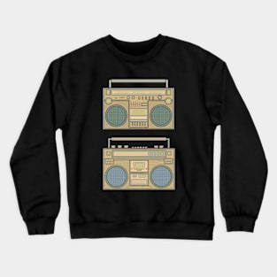 Yellow Classi Boombox Crewneck Sweatshirt